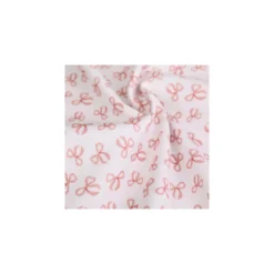 Tissu piqué de coton Noeuds - blanc