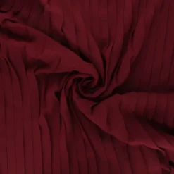 Tissu polyester plissé Esmé - bordeaux x 50cm