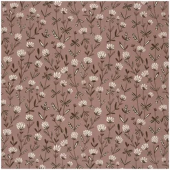 Tissu popeline de coton Boisette - vieux rose