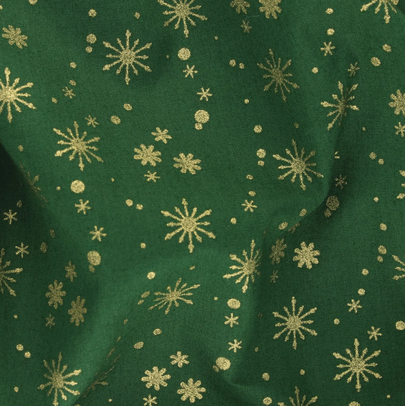 Tissu popeline de coton Constellation de Noël