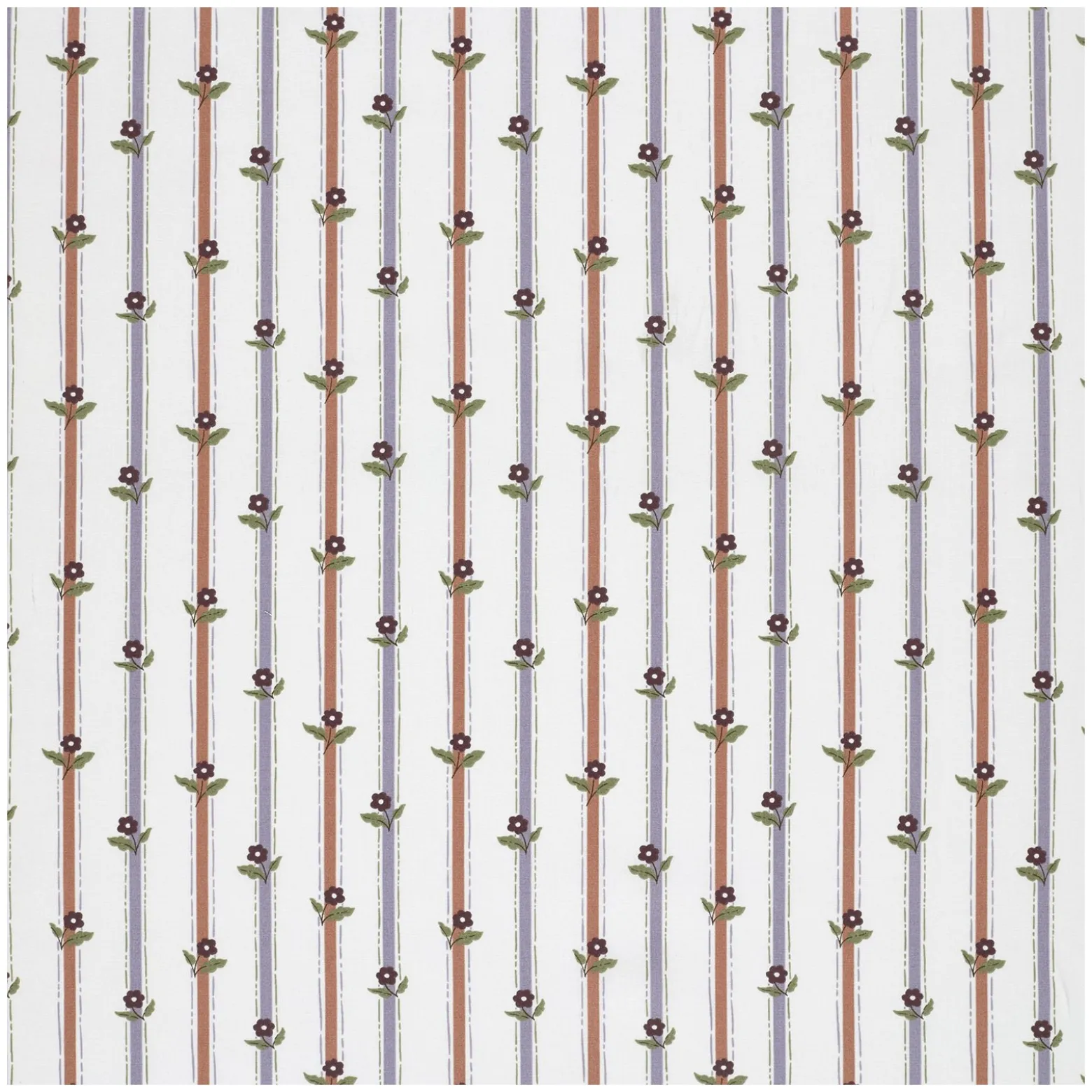 Tissu popeline de coton Linarose - blanc cassé