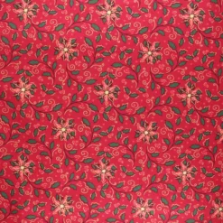 Tissu popeline de coton Poinsettia