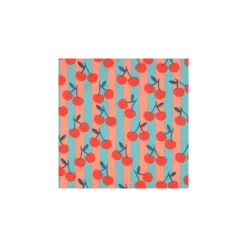 Tissu popeline de coton Poppy Fruit - cerise