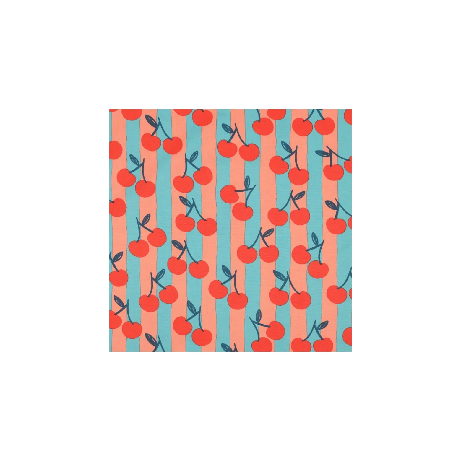 Tissu popeline de coton Poppy Fruit - cerise