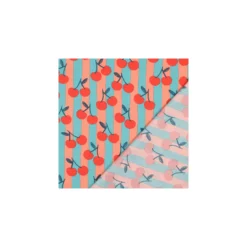 Tissu popeline de coton Poppy Fruit - cerise