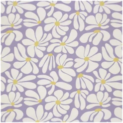 Tissu popeline de coton Sunnyflo - lilas