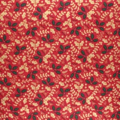 Tissu popeline de coton Tradition de Noël