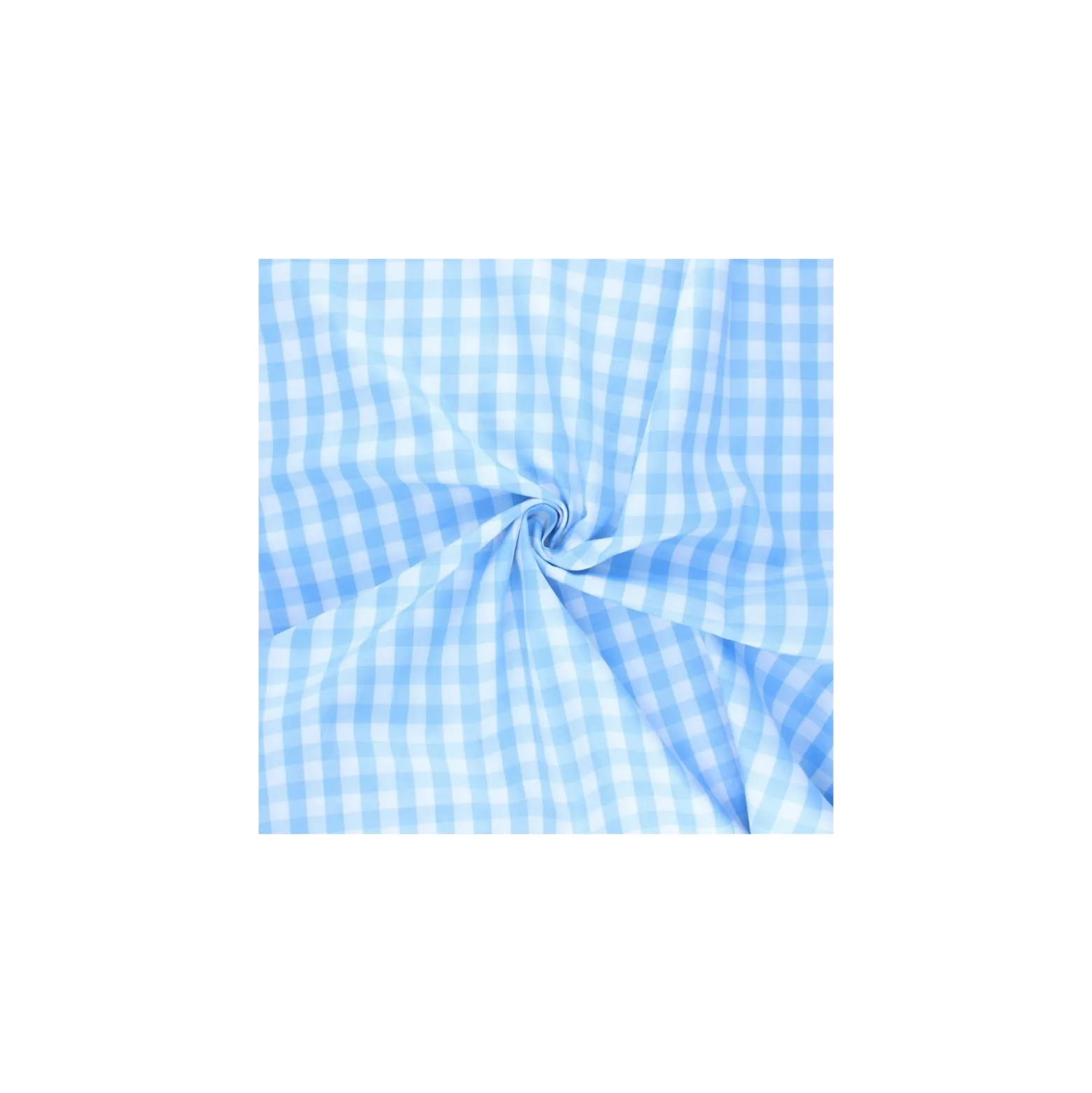 Tissu popeline de coton vichy July