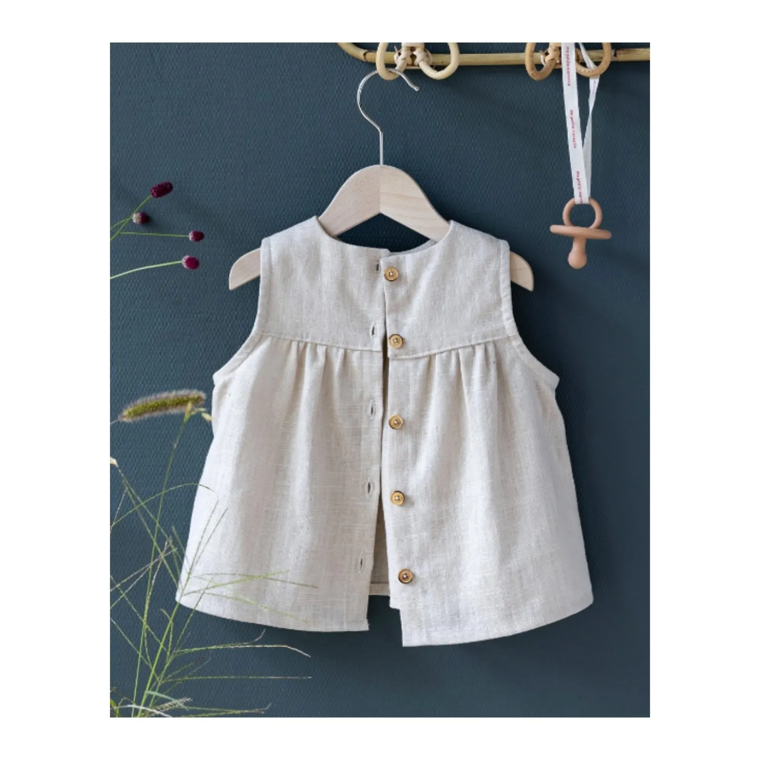 Tissu ramie lin uni