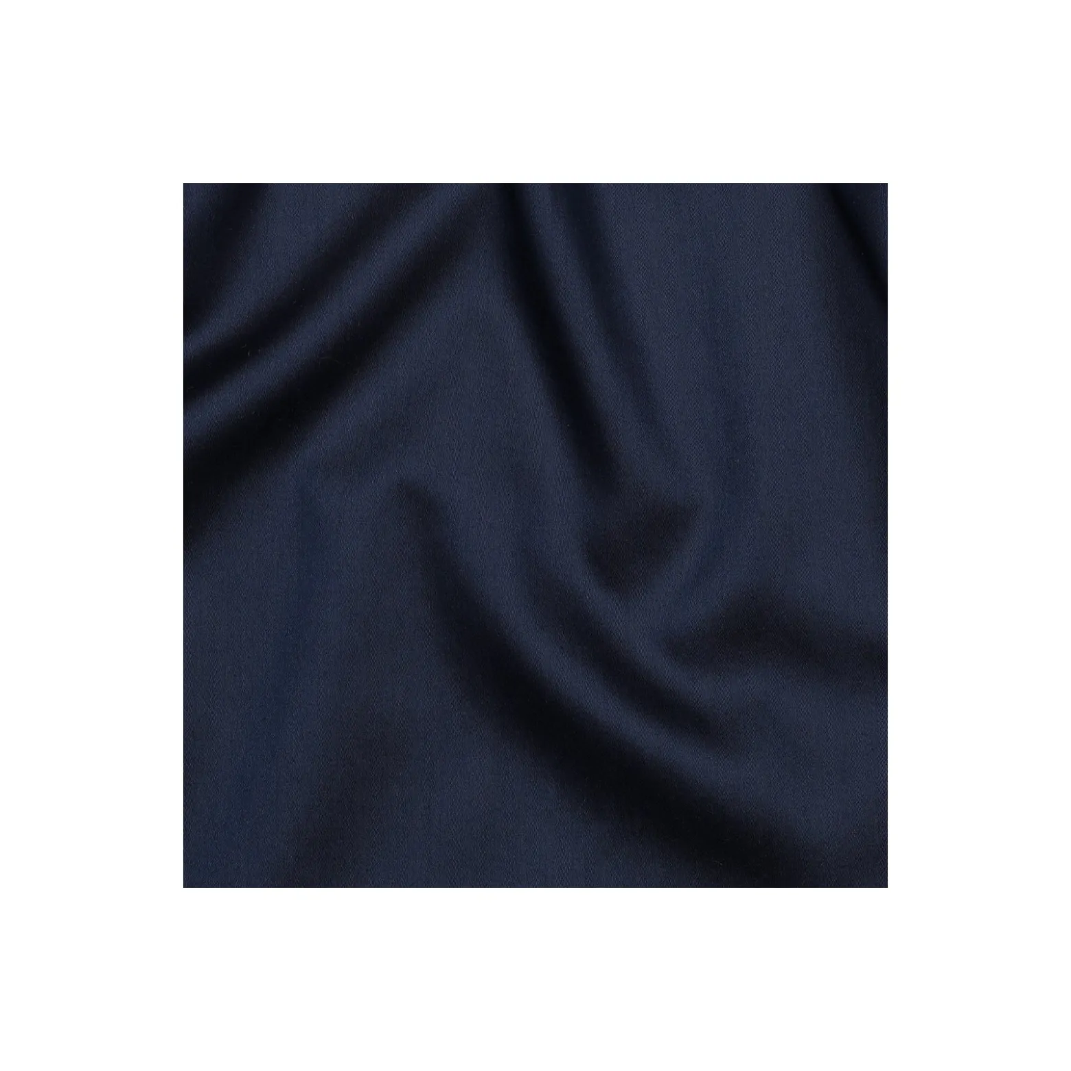 Tissu satin de coton - bleu marine