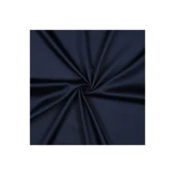Tissu satin de coton - bleu marine