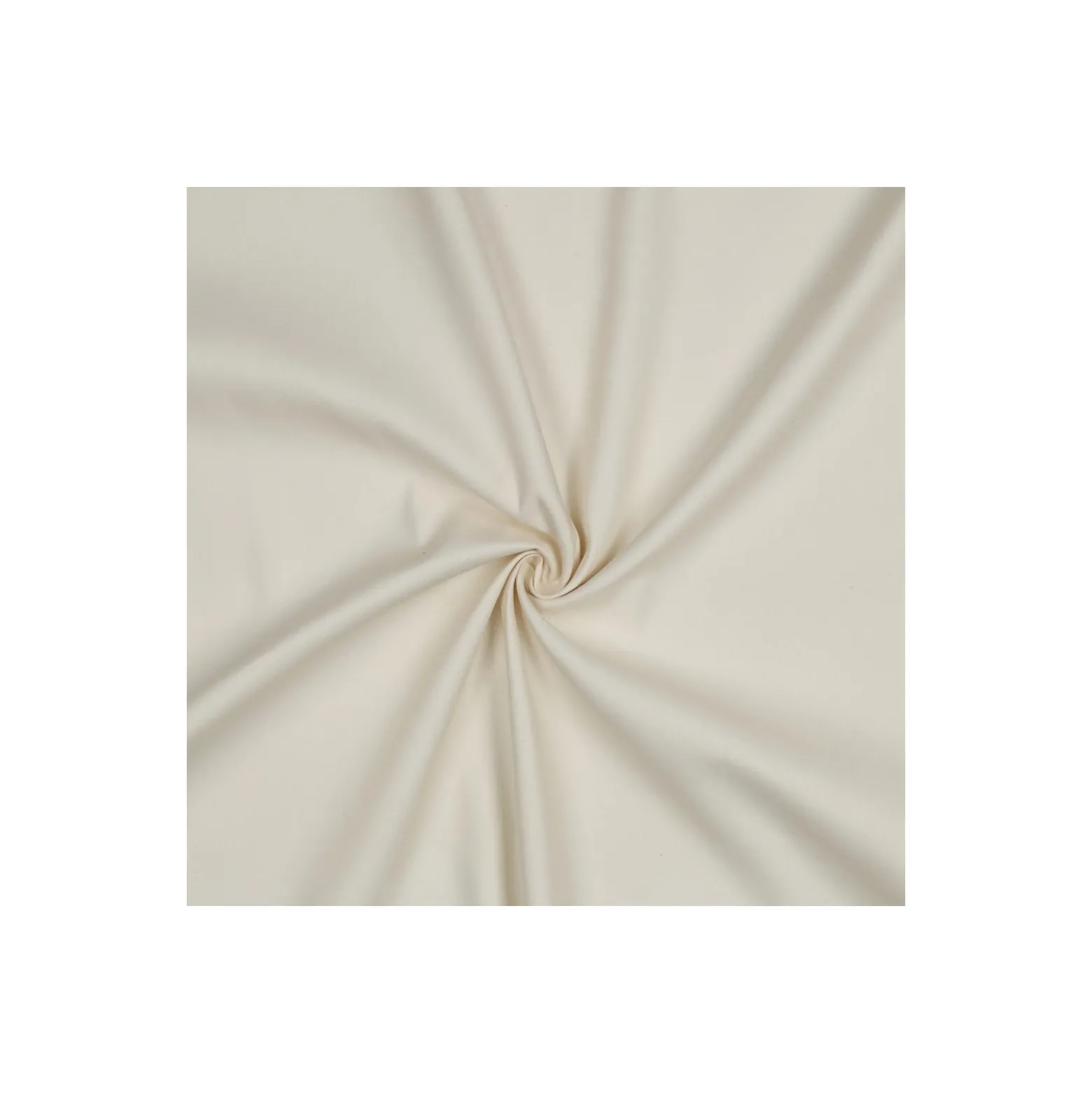 Tissu satin de coton - écru