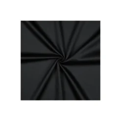 Tissu satin de coton - noir
