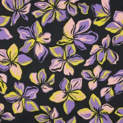 Tissu satin de coton Pommé fabrics Fleurome