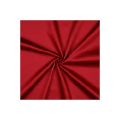 Tissu satin de coton - rouge