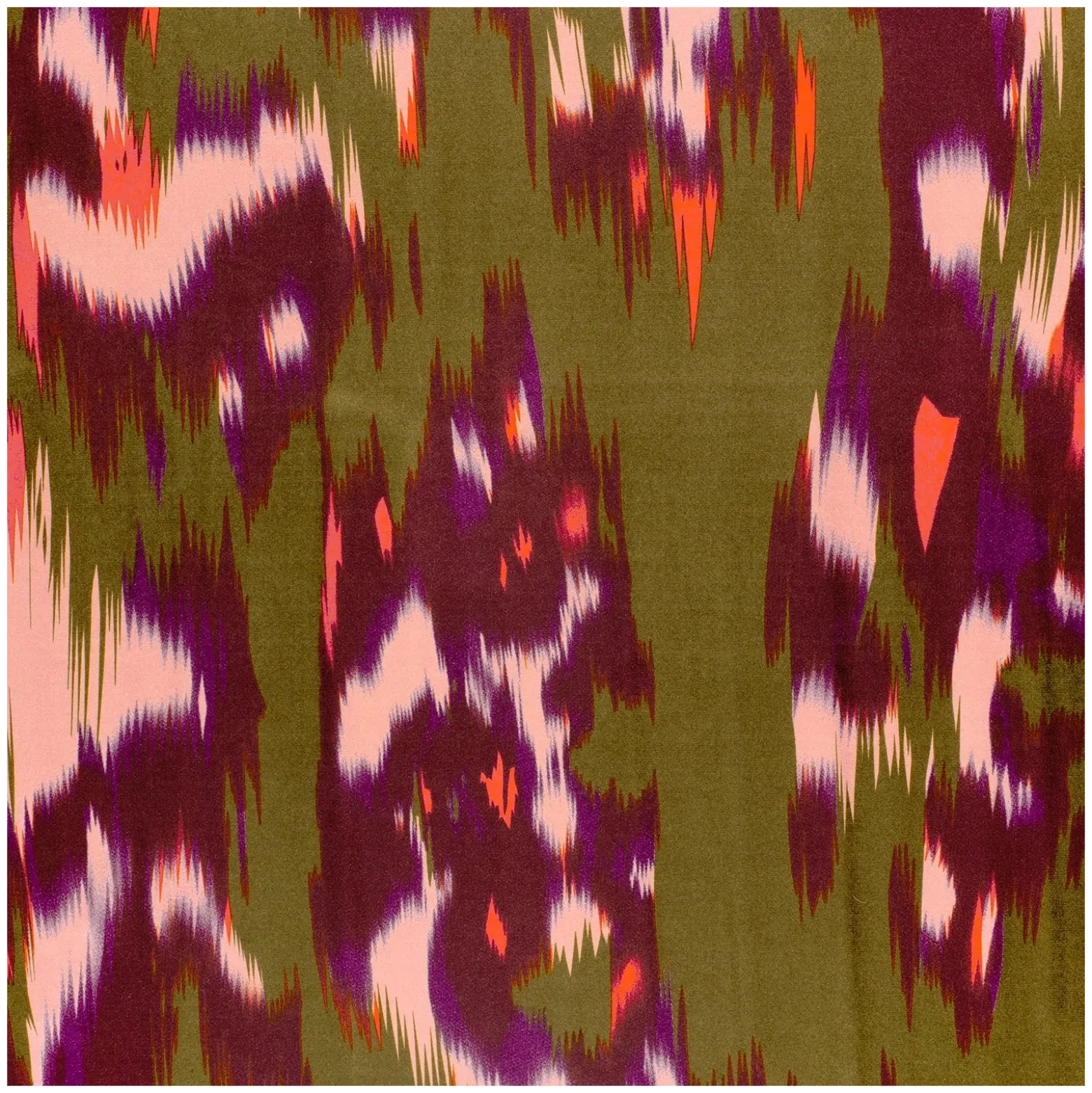 Tissu satin Magma - vert