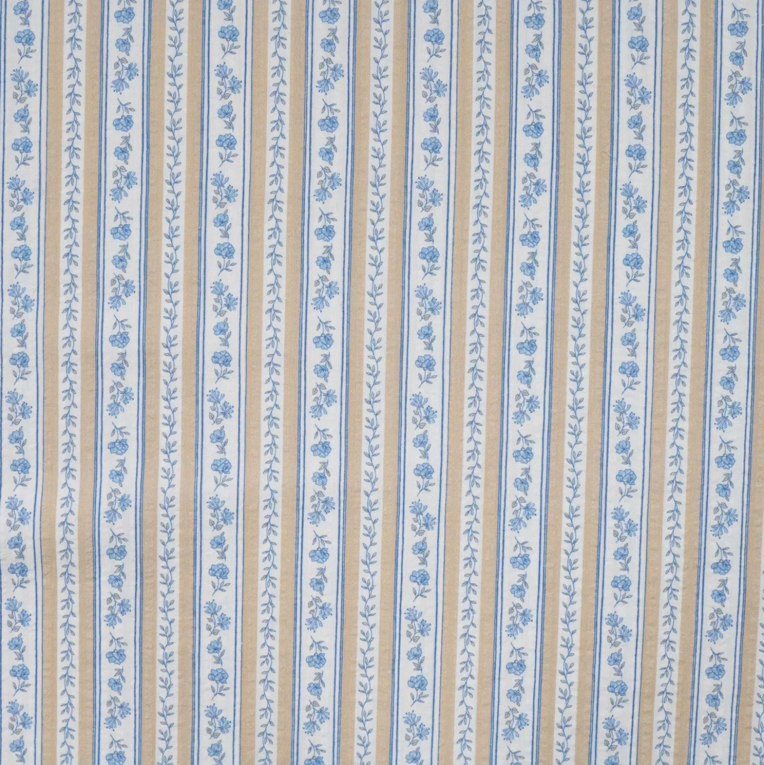 Tissu seersucker Célestine - blanc cassé