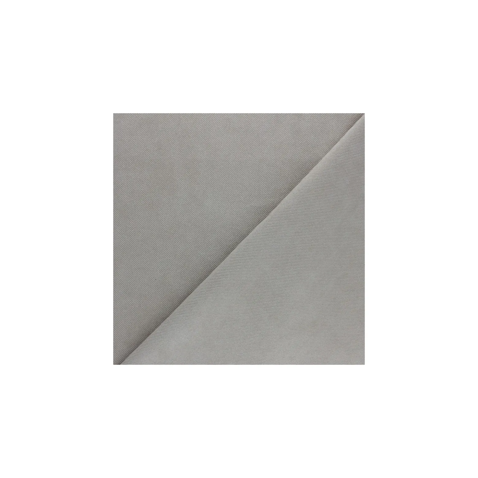 Tissu Suédine twill - gris