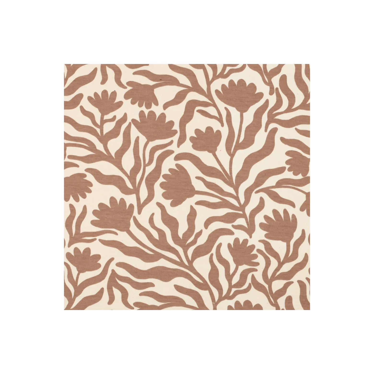 Tissu sweat Pommé Terralys - camel