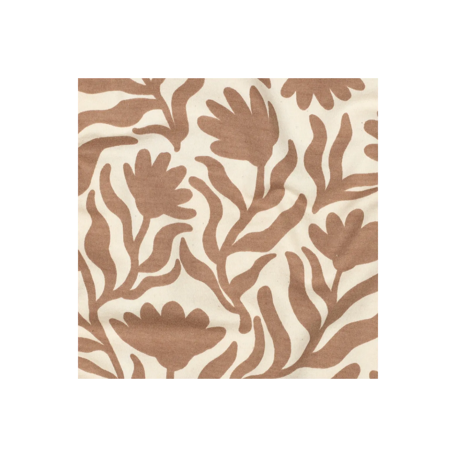 Tissu sweat Pommé Terralys - camel