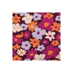 Tissu sweat Poppy Bloomi - bordeaux