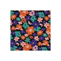 Tissu sweat Poppy Bloomi - noir