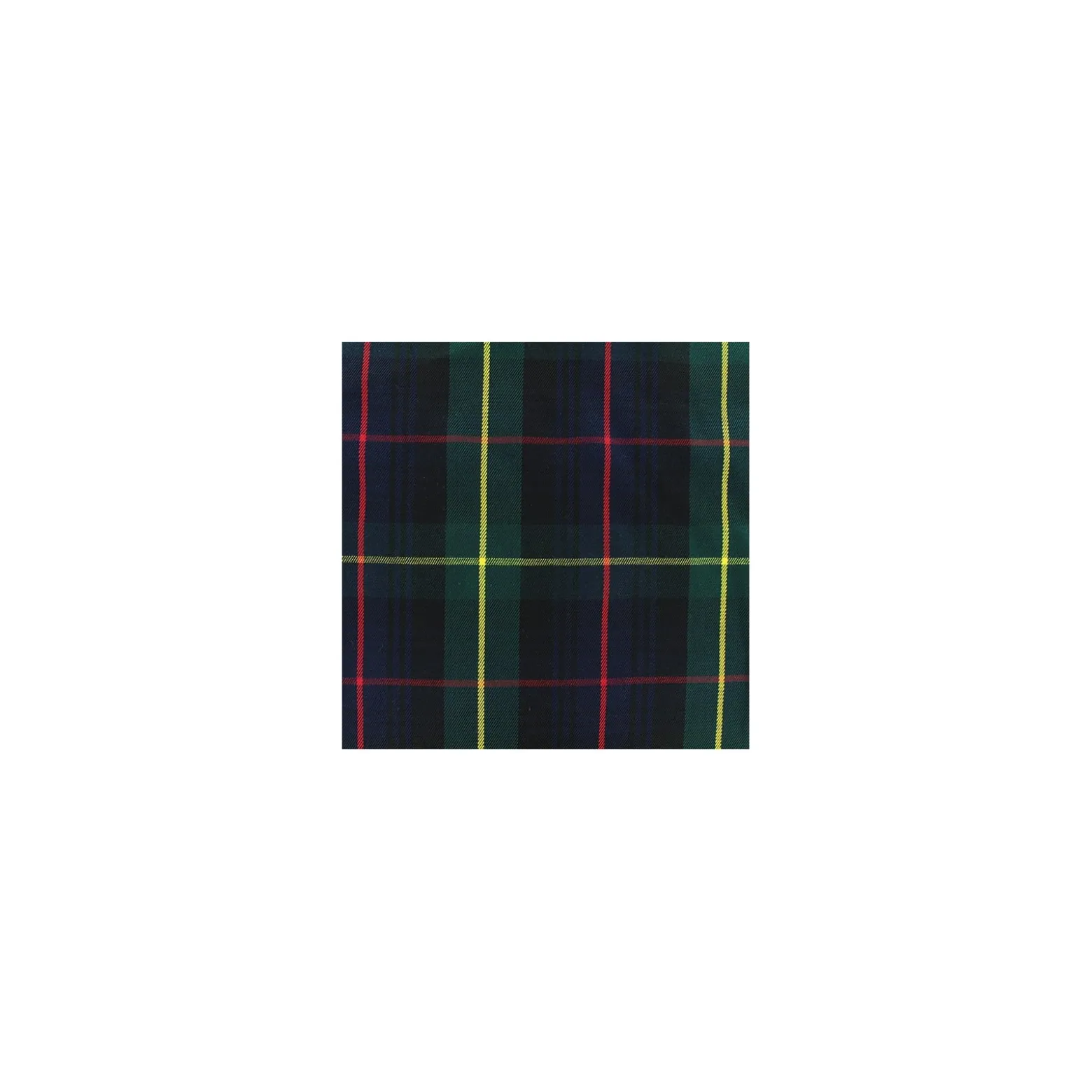 Tissu tartan écossais Lochaber - marine/vert