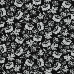 Tissu TENCEL™ Pommé fabrics Nobi - noir