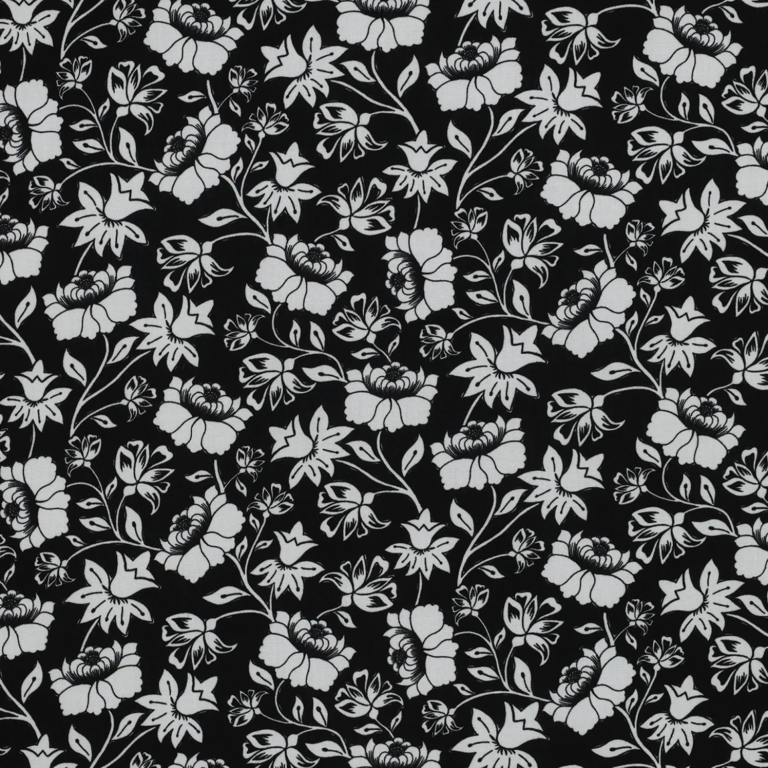 Tissu TENCEL™ Pommé fabrics Nobi - noir
