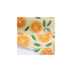 Tissu toile cirée Captain Cook Slice me up - orange