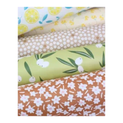 Tissu toile cirée Captain Cook Dotti - beige