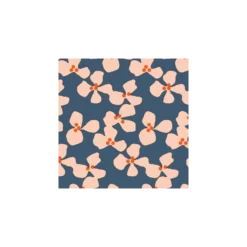 Tissu toile cirée Lola Poppy morning - bleu
