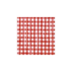 Tissu toile cirée PRIMA Vichy rouge