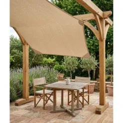 Tissu toile extérieur Cyclone - beige