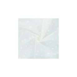 Tissu tulle Hortense - crème paillettes