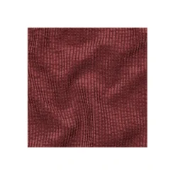 Tissu velours côtelé envers fourrure Trucker - bordeaux
