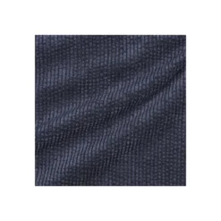 Tissu velours côtelé envers fourrure Trucker - bleu marine
