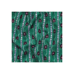 Tissu velours milleraies Florilys - vert