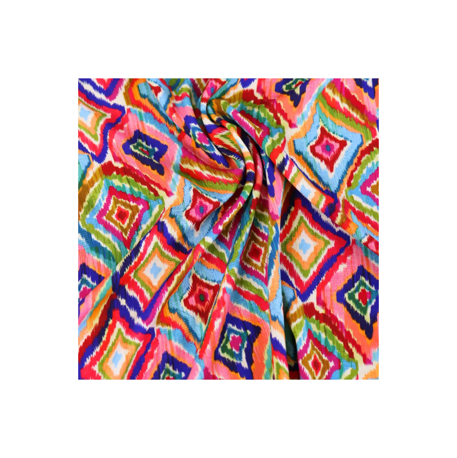 Tissu viscose Clea - multicolore
