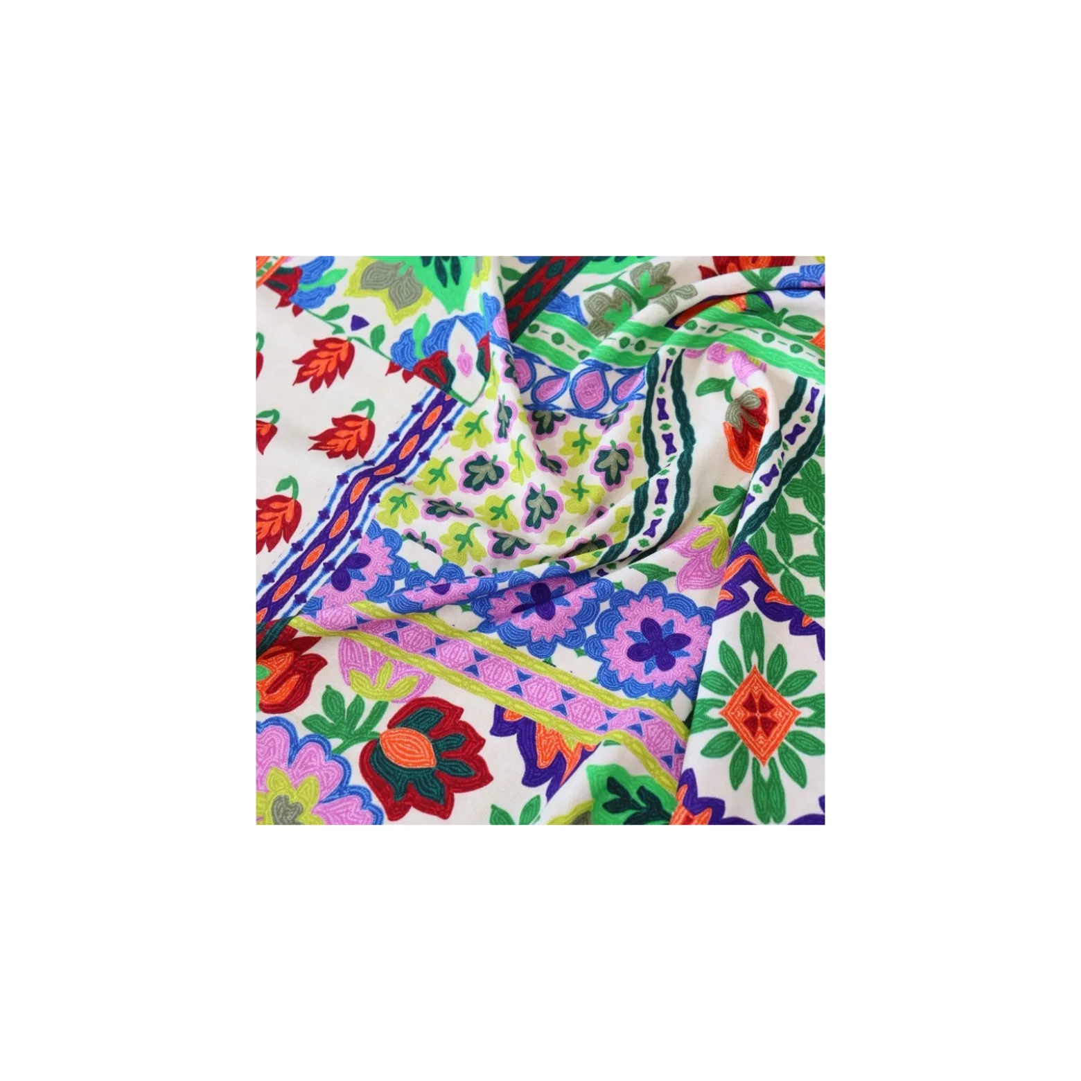 Tissu viscose Galia - écru