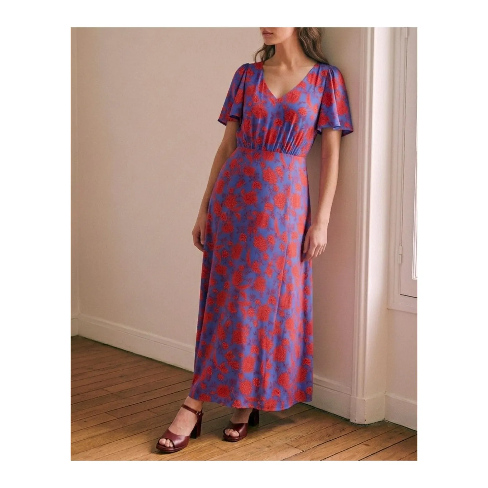Tissu viscose Khimsar - bleu