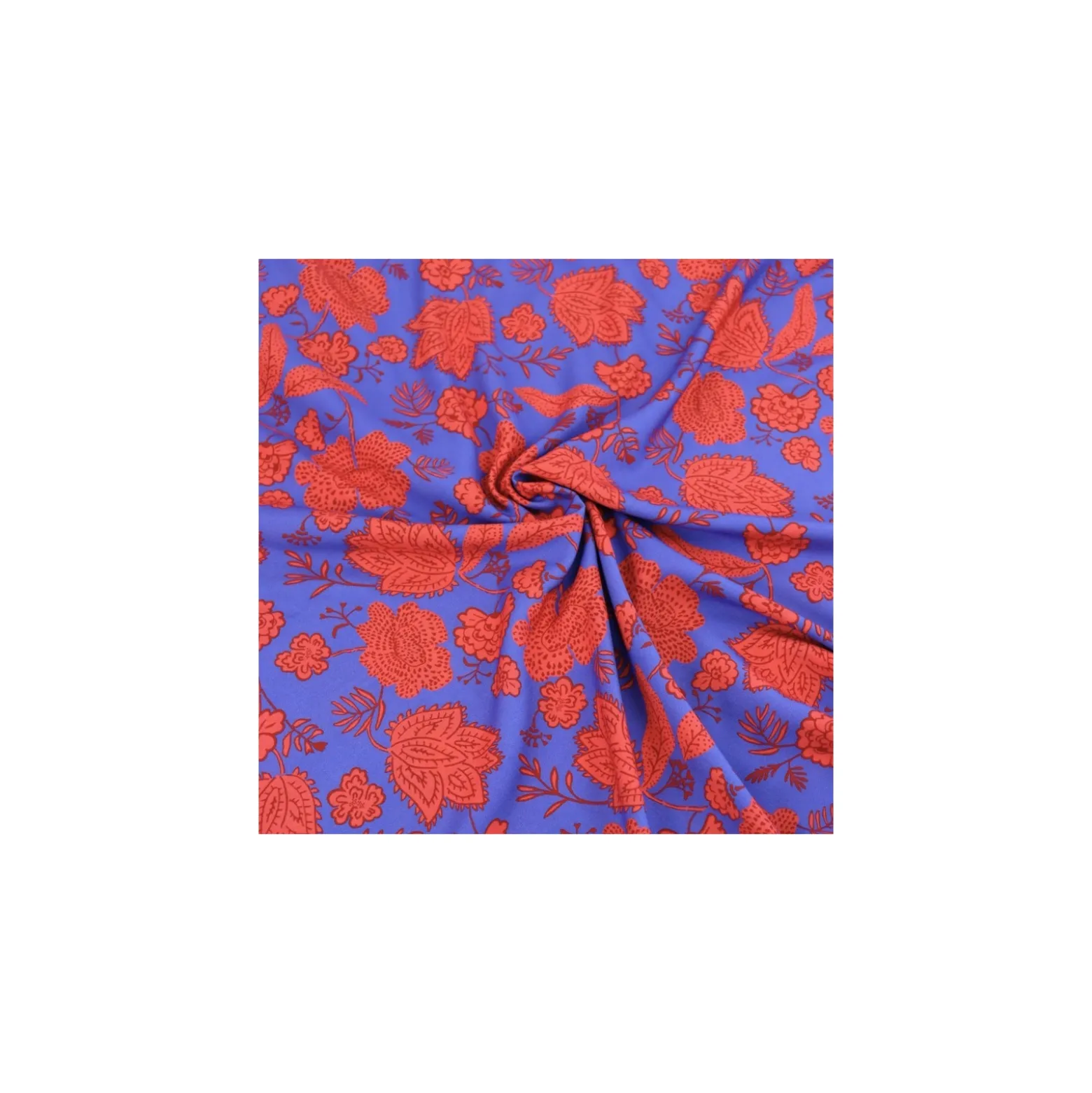 Tissu viscose Khimsar - bleu