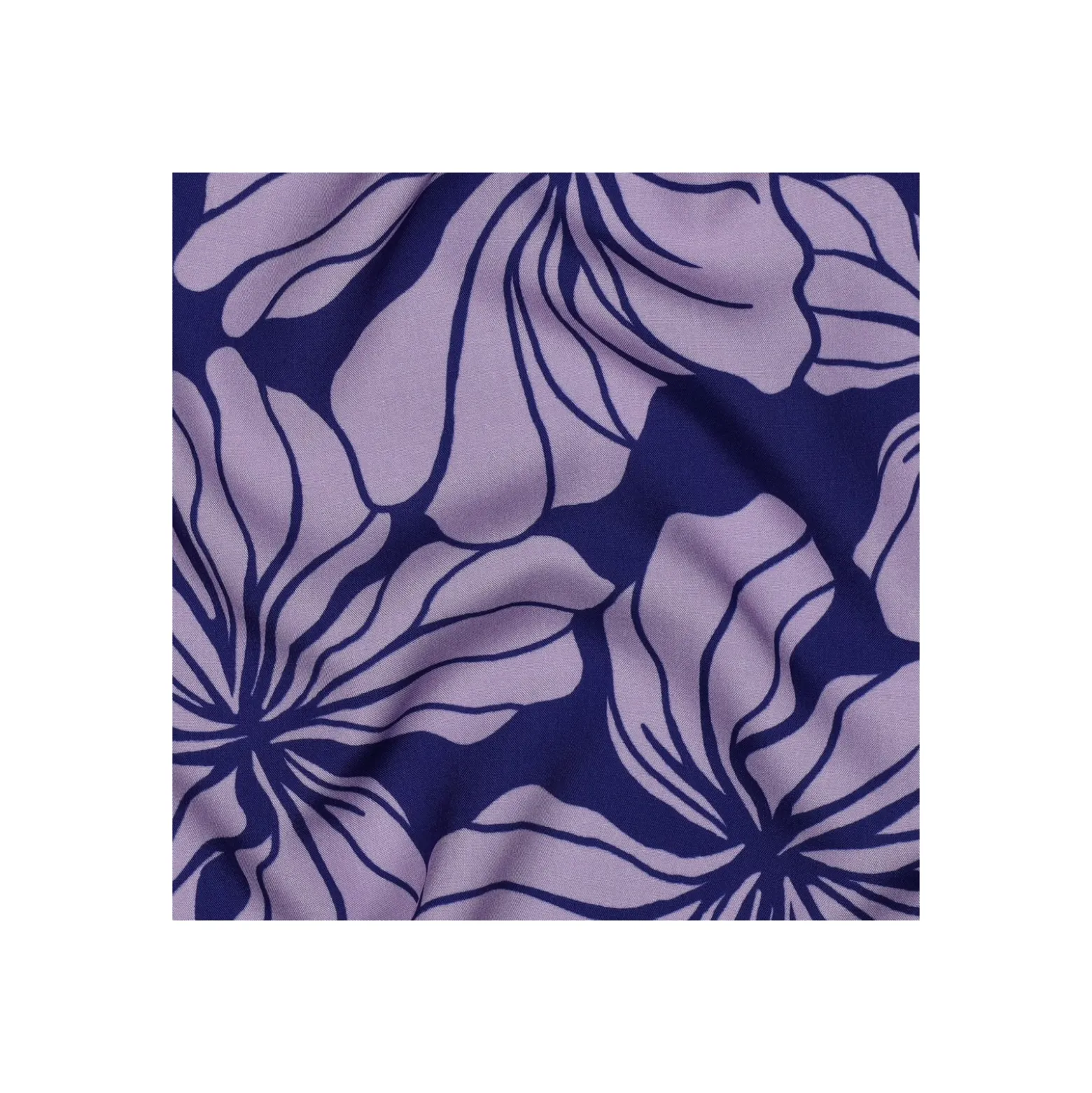 Tissu viscose Pommé fabrics Passy - violet