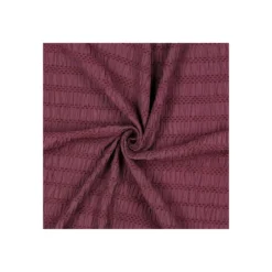 Tissu viscose smocké - bordeaux