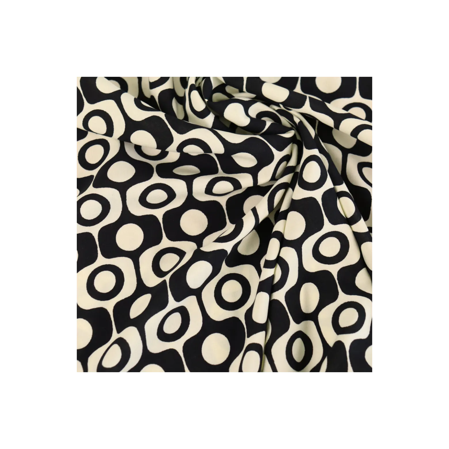 Tissu viscose Soixante - écru