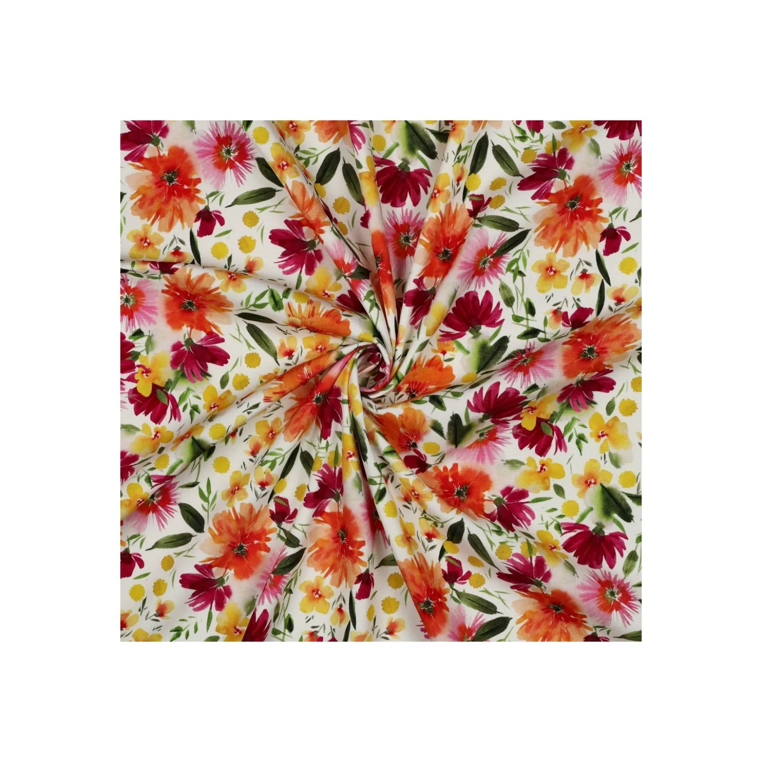 Tissu viscose stretch Joya - blanc cassé