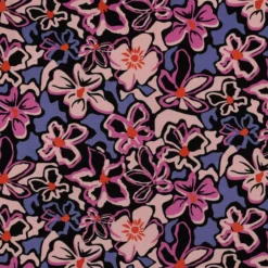 Tissu viscose stretch Pommé fabrics Pinko - noir