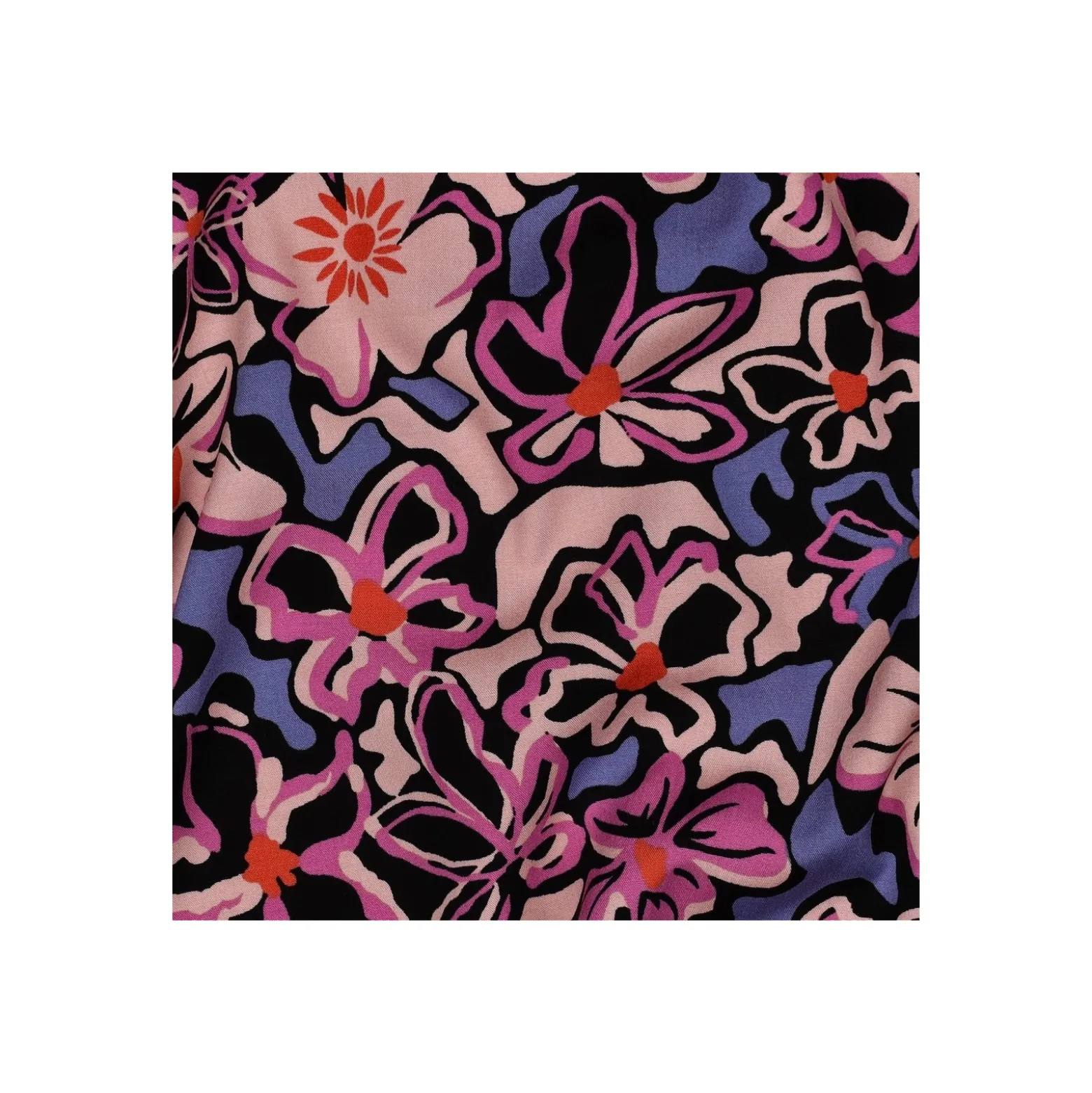 Tissu viscose stretch Pommé fabrics Pinko - noir