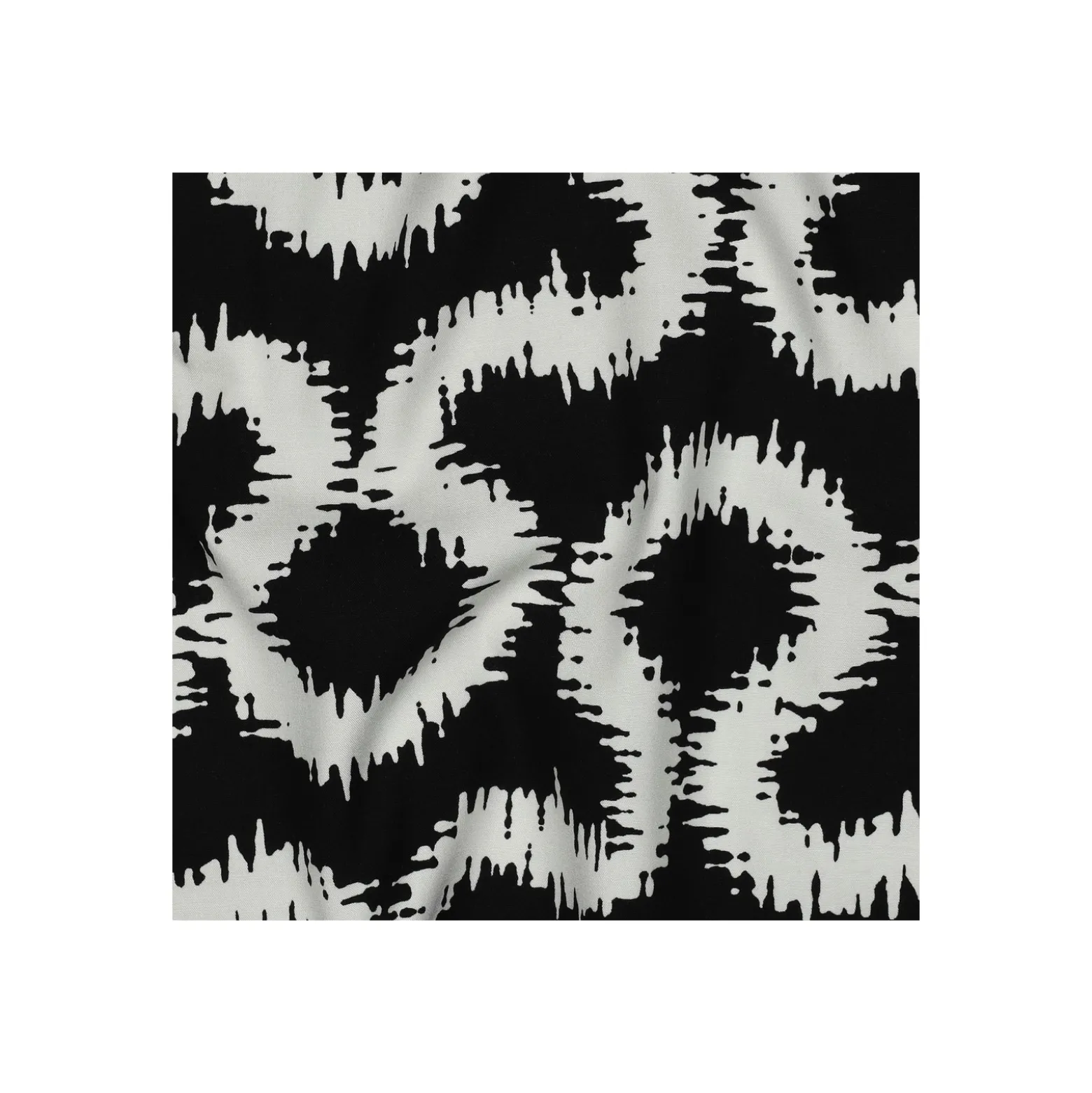 Tissu viscose stretch Pommé fabrics Twist - noir