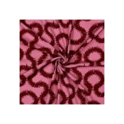 Tissu viscose stretch Pommé fabrics Twist - rose